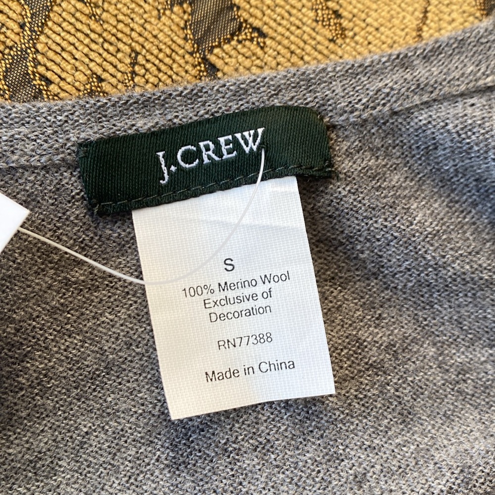 J. Crew Gray Camisole with Floral Details - Picture 4 of 4